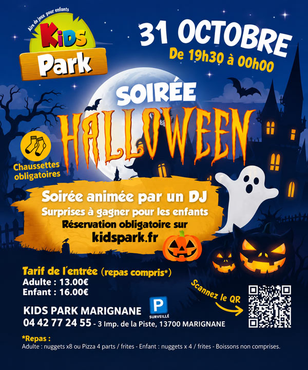 Soirée Halloween le samedi 31 octobre 2026
